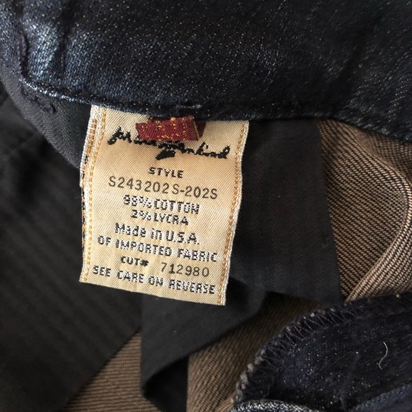 Vintage 7 for all Mankind Denim Skirt - Picture 5 of 10